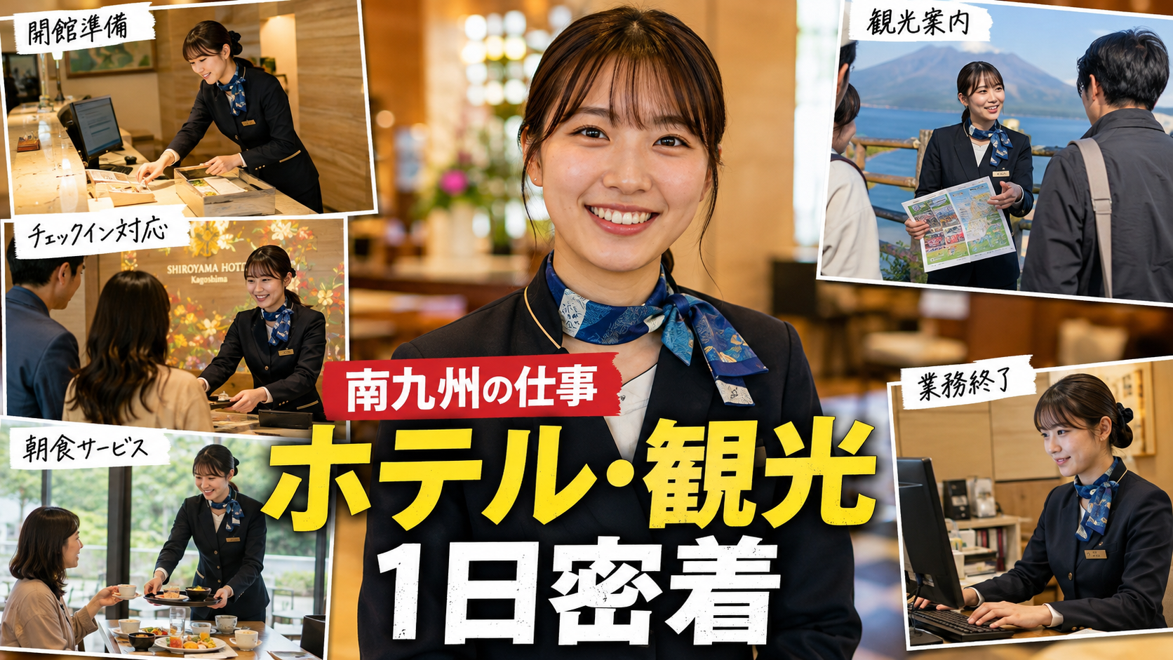 ホテル・観光の1日密着動画イメージ